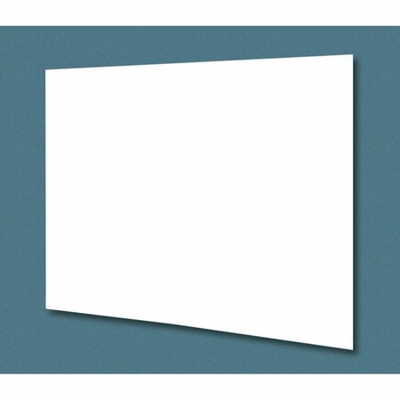 AARCO ClearVision Z-Bar Mounting Magnetic Glass Markerboards 3mm Magnetic 48"x48" 3WGBM4848Z